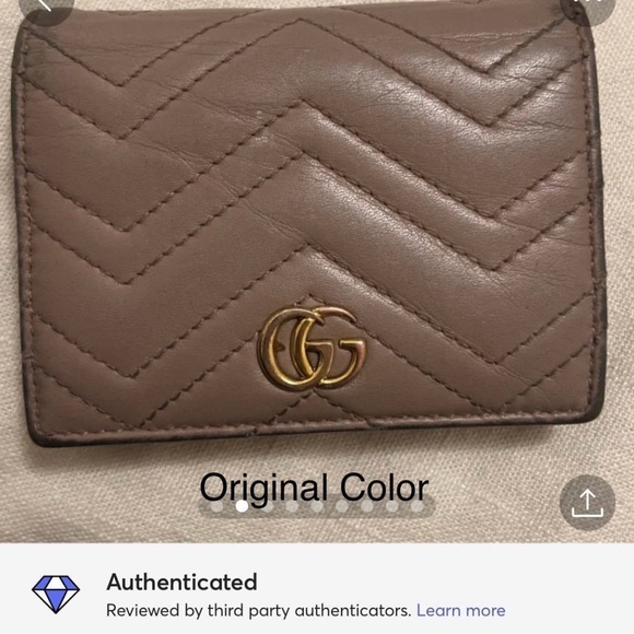 AUTHENTIC Gucci GG Marmont Card Wallet